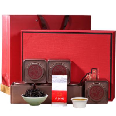 正武夷岩茶大红袍茶叶礼盒装浓香型肉桂乌龙茶醇香大红袍茶叶250g